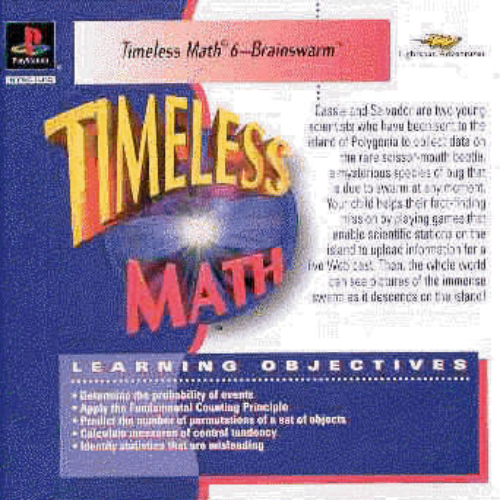 Timeless Math 6 - Brainswarm (USA) Cover